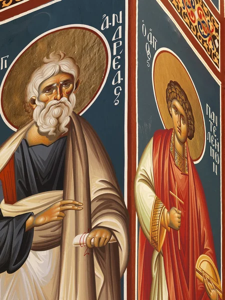 기독교 벽화 — 스톡 사진