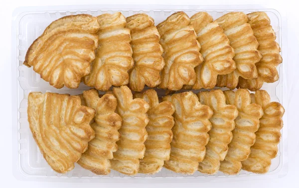 Biscuits en forme de feuille — Photo