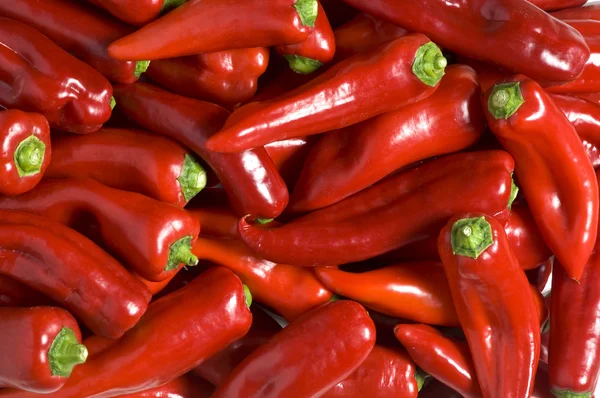 Frame of red peppers — Stock Photo, Image