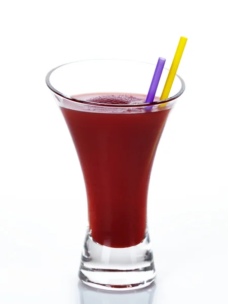 Красный фруктовый сок — стоковое фото