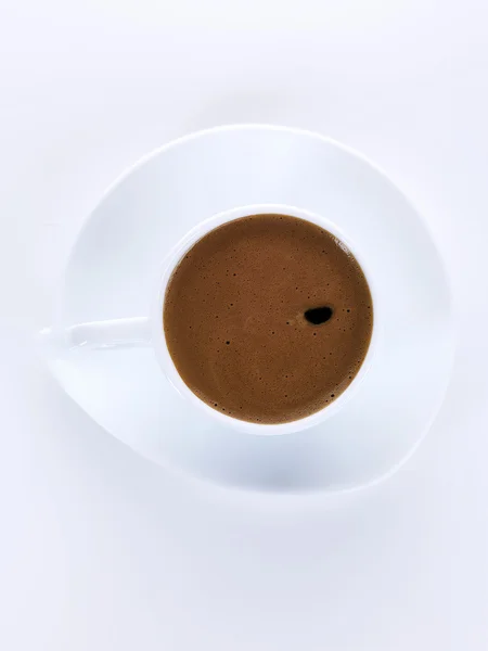 Griechischer Kaffee in weißer Tasse — Stockfoto