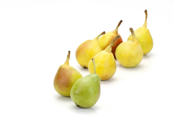 stock image Green and ywllow pears