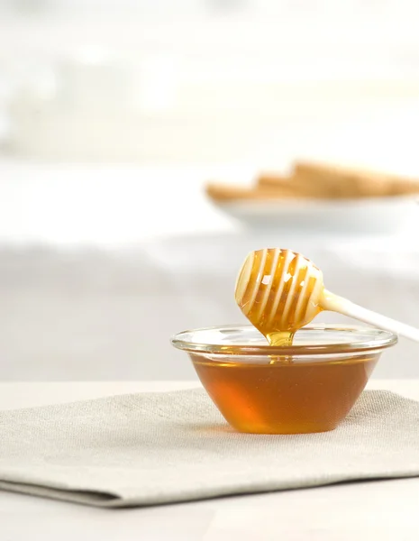 Honey with honeycomb — Zdjęcie stockowe