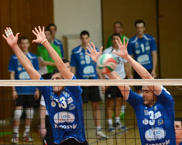 Kaposvar - kecskemet juego de voleibol — Foto de Stock