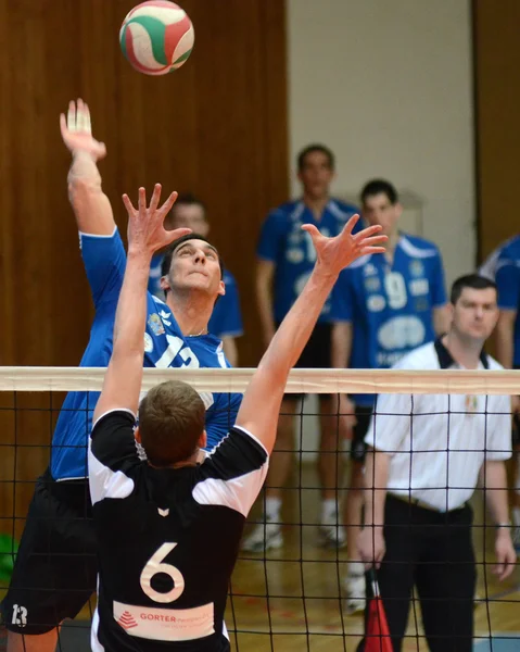 Kaposvar - kecskemet Volleyball Spiel — Stockfoto