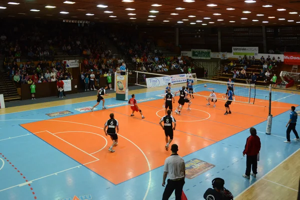 Kaposvar - kecskemet Volleyball Spiel — Stockfoto