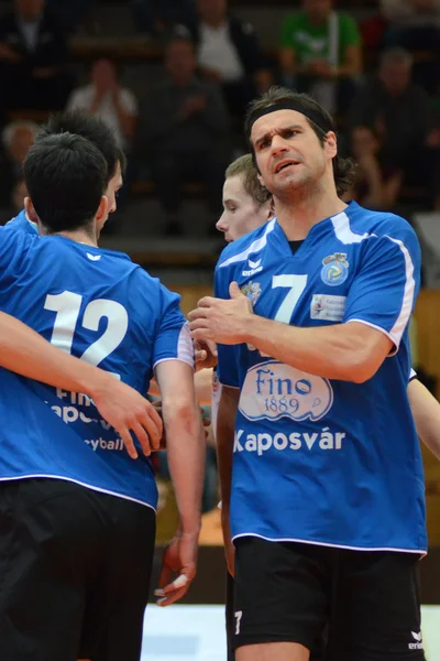 Kaposvar - Kazincbarcika volleyball game — Stock Photo, Image