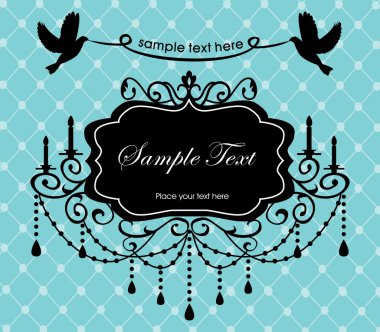 Luxury vintage frame ver. 1 clipart