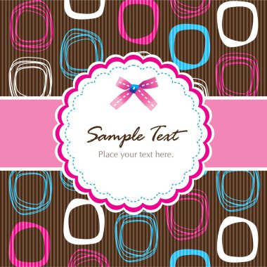 Template frame design ver.1 clipart