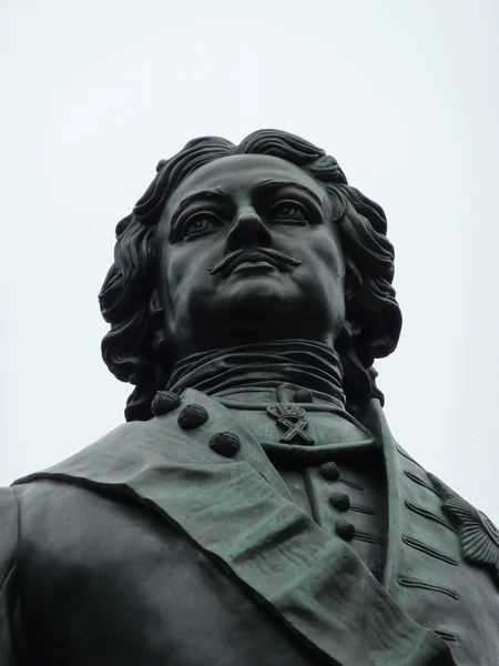 stock image Monument to Peter I in Kronstadt