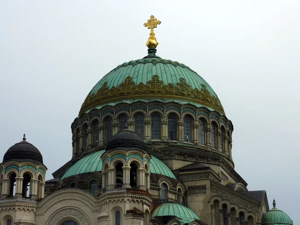 Catedral Naval de São Nicolau. Kronstadt, Rússia — Fotografia de Stock