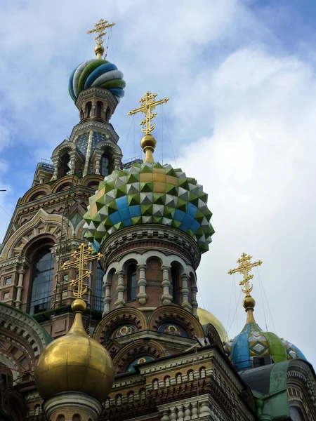 Igreja da Ressurreição (Igreja do Salvador sobre o sangue), São Petersburgo, Rússia — Fotografia de Stock