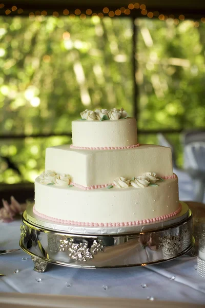 Hochzeitstorte — Stockfoto