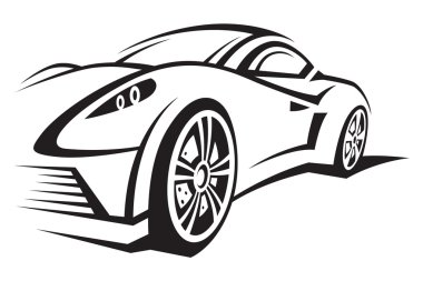 Illustration of a car clipart