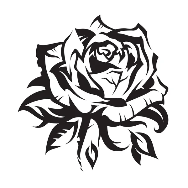 Abstracte rose — Stockvector