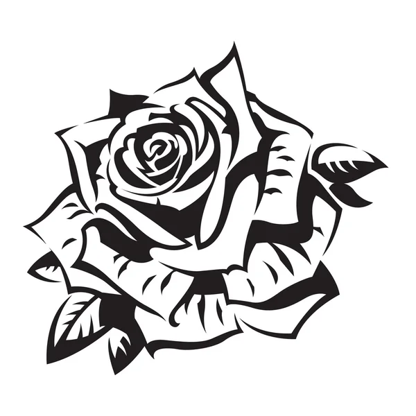 Abstracte rose — Stockvector
