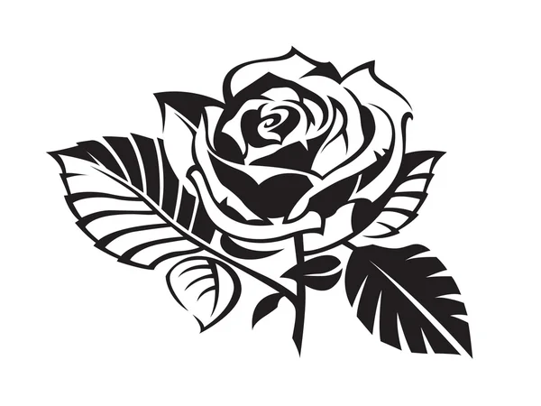 Абстрактная роза — стоковый вектор