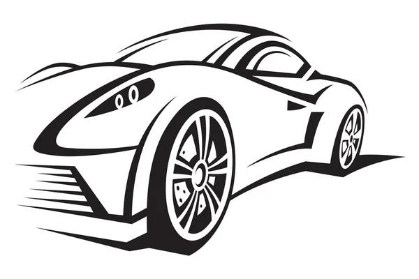 Illustration d'une voiture — Image vectorielle