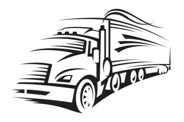 Illustration of a truck clipart