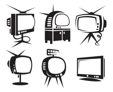 Set of TV clipart