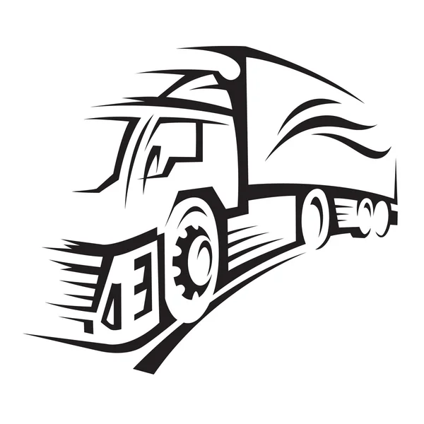 Ілюстрація вантажівки — стоковий вектор