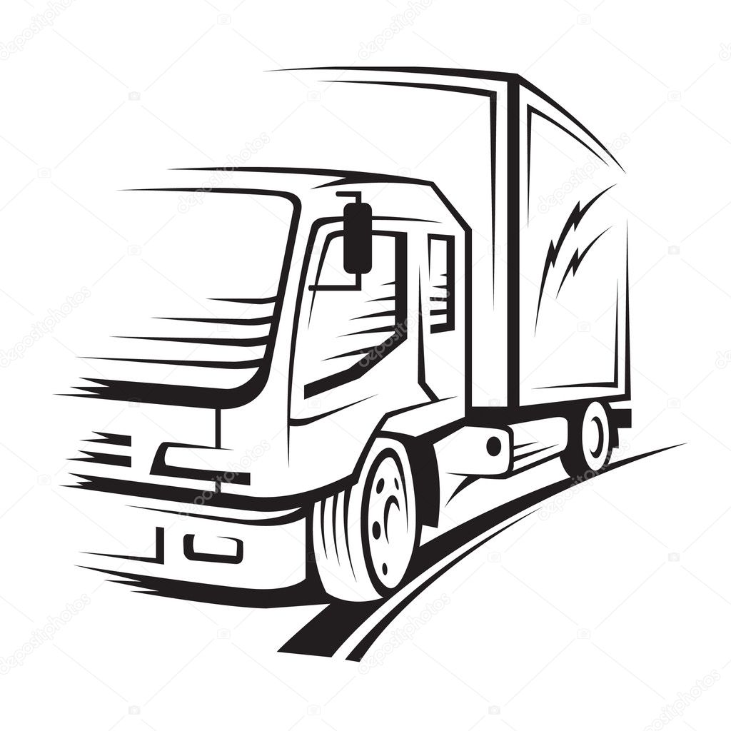 Illustration of a truck — Stock Vector © alexkava #10052312