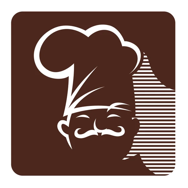 Illustration d'un chef — Image vectorielle