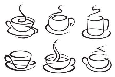 Coffee cups clipart