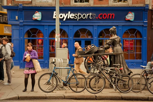 Dublin rua com — Fotografia de Stock
