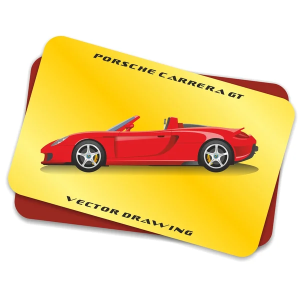 Symbol "Porsche Carrera gt" — Διανυσματικό Αρχείο