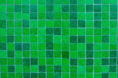 Green Mosaic Tile Background clipart