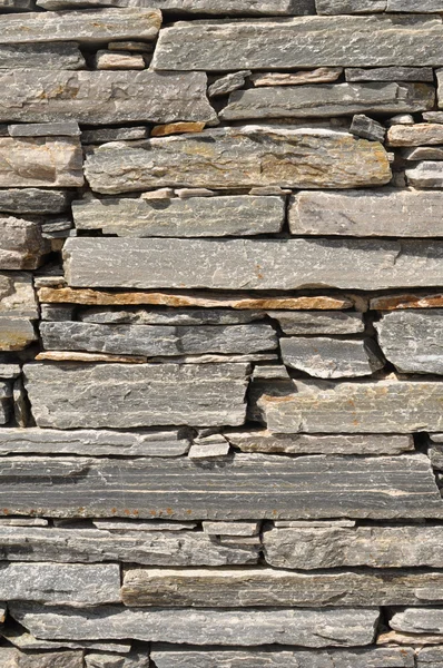 Gray Stone Brick Wall — Stock Photo, Image
