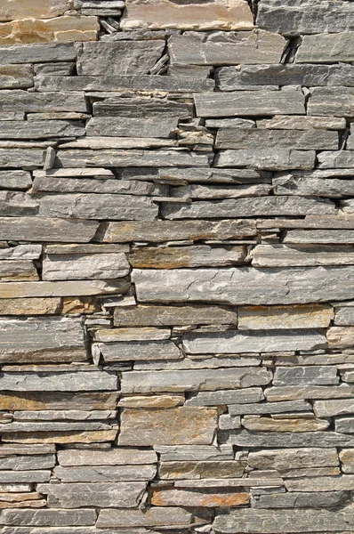 Gray Stone Brick Wall Background — Stock Photo, Image