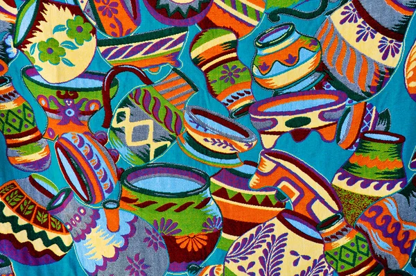 Padrão de vaso colorido maia — Fotografia de Stock