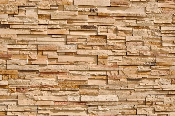 Wall Modern Tan Brick — Stock Photo, Image