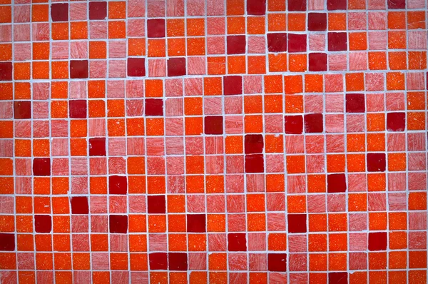 Red piastrelle di mosaico sfondo — Foto Stock