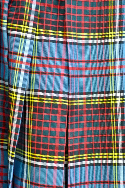 Scottish σκωτσέζικη φούστα από κοντά — Φωτογραφία Αρχείου