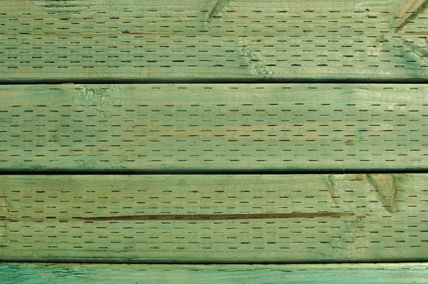 Grün behandeltes Holz Hintergrund — Stockfoto
