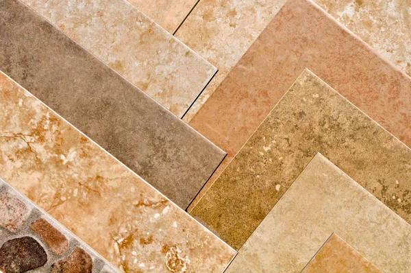 Brown Stone Tile Samples — Stock Photo, Image
