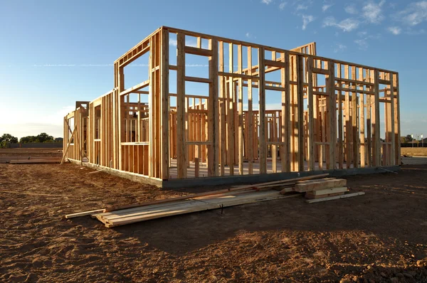 Nueva casa en construcción —  Fotos de Stock