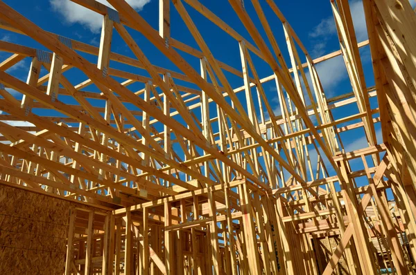 New Home Under Construction — Stock Photo, Image