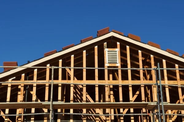 New Home Under Construction — Stock Photo, Image