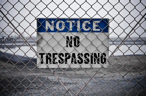 No Trespassing Sign — Stock Photo, Image