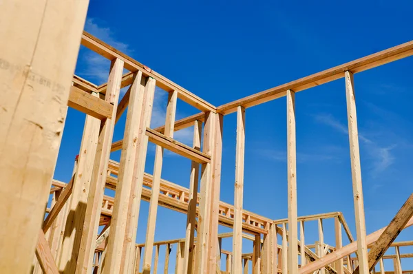 Residencial Home Construction — Fotografia de Stock