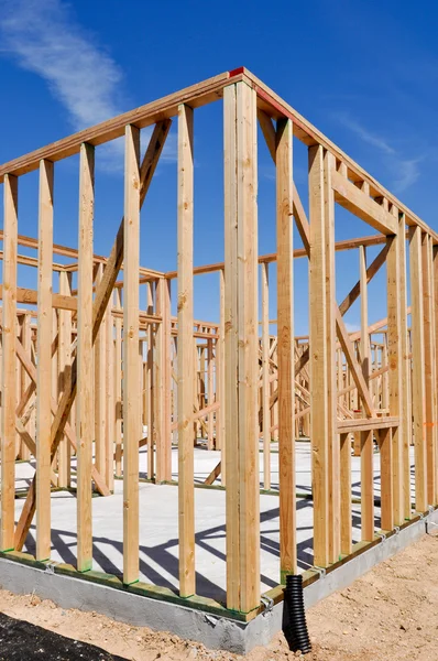 Residencial Home Construction — Fotografia de Stock