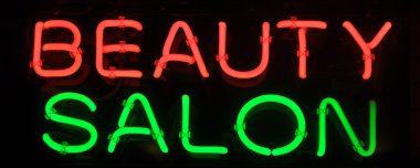 Güzellik salonları neon tabela