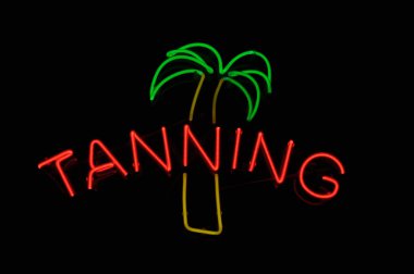 Tan Neon Sign clipart