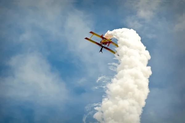 Akrobasi uçağı — Stok fotoğraf