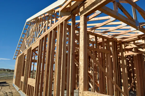 New Home Under Construction Stock Image