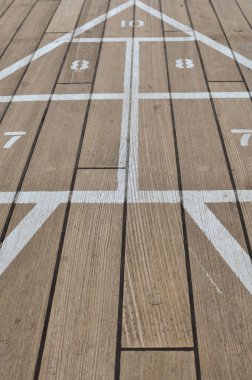 Shuffle Board on a Cruise Ship clipart